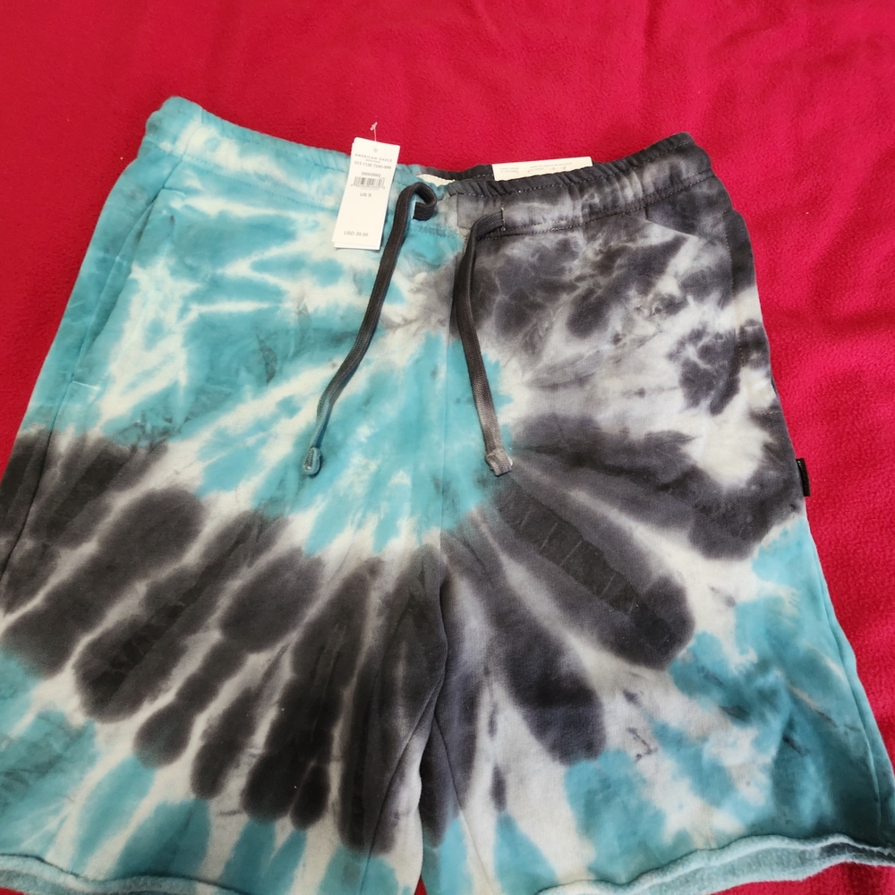 American Eagle Outfitters Athletic Shorts Blue and Black
